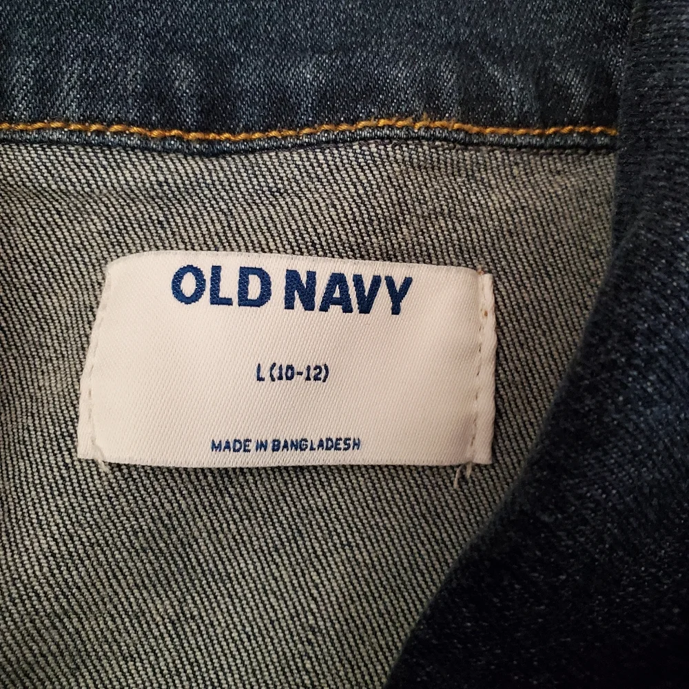 Old Navy Jean Jacket Girl's Size Large Classic